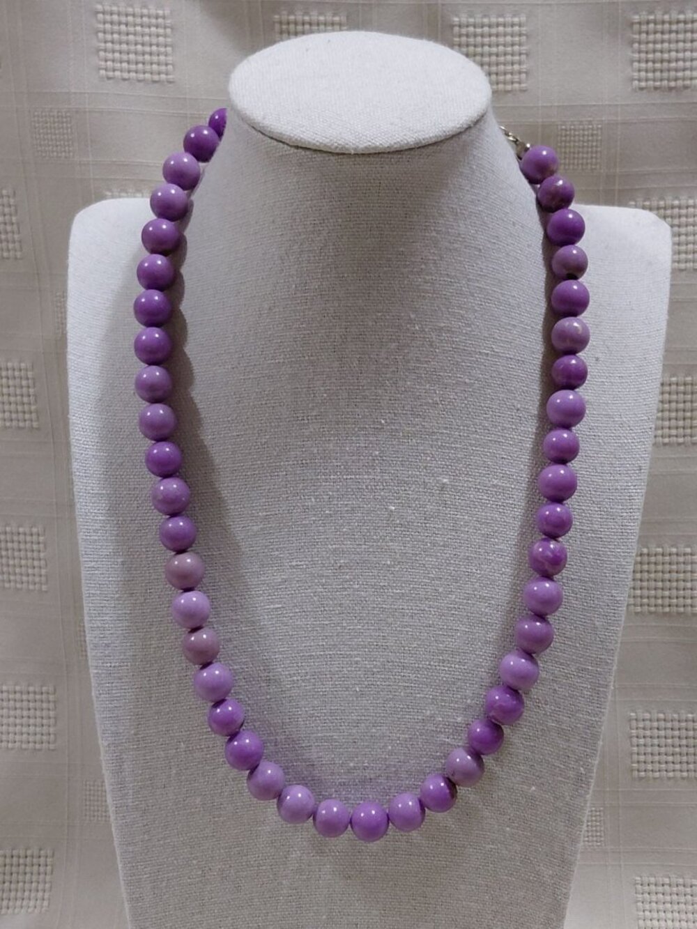 Jay King Phosphosiderite Beaded Necklace Sterling Silver Hook Clasp 18-20.5
